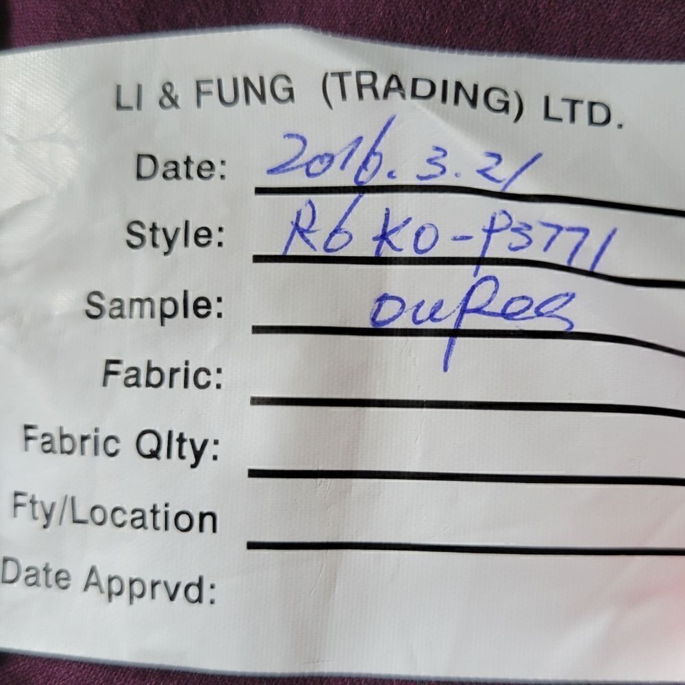 EIleen Fisher Purple Sample Trousers - Picture 5 of 8